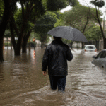Imagem ilustrativa: Chuva intensa causa alagamentos no bairro Tirol em Belo Horizonte