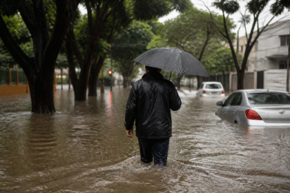 Imagem ilustrativa: Chuva intensa causa alagamentos no bairro Tirol em Belo Horizonte