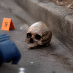 Imagem ilustrativa: Crânio humano é encontrado em rua de Belo Horizonte e polícia investiga o caso
