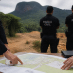 Imagem ilustrativa: Esquema de loteamento irregular no parque estadual da pedra branca envolve policiais e empresários