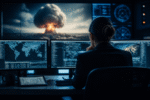 Imagem ilustrativa: Guerra nuclear e inteligência artificial são riscos reais para a humanidade até 2100 alertam especialista