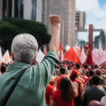 Imagem ilustrativa: Luiza Erundina aos 91 anos reforça apoio a Lula em ato na Avenida Paulista