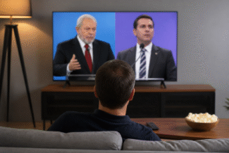 Imagem ilustrativa: Lula e Flávio Bolsonaro aparecem tecnicamente empatados no segundo turno aponta Datafolha