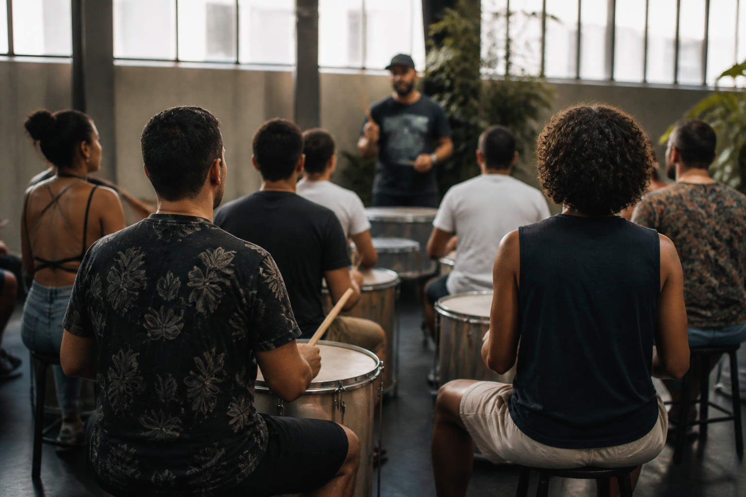 Imagem ilustrativa: Mestres de bateria realizam oficinas gratuitas de samba em belo horizonte