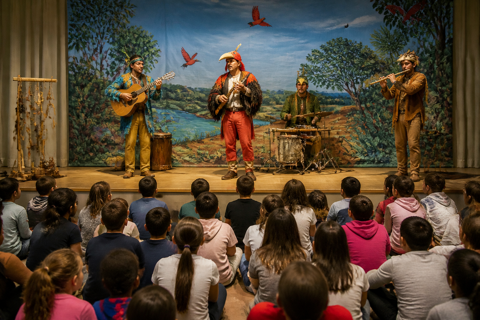 Imagem ilustrativa: Musical bichos do pantanal leva cultura e consciência ambiental a escolas de belo horizonte