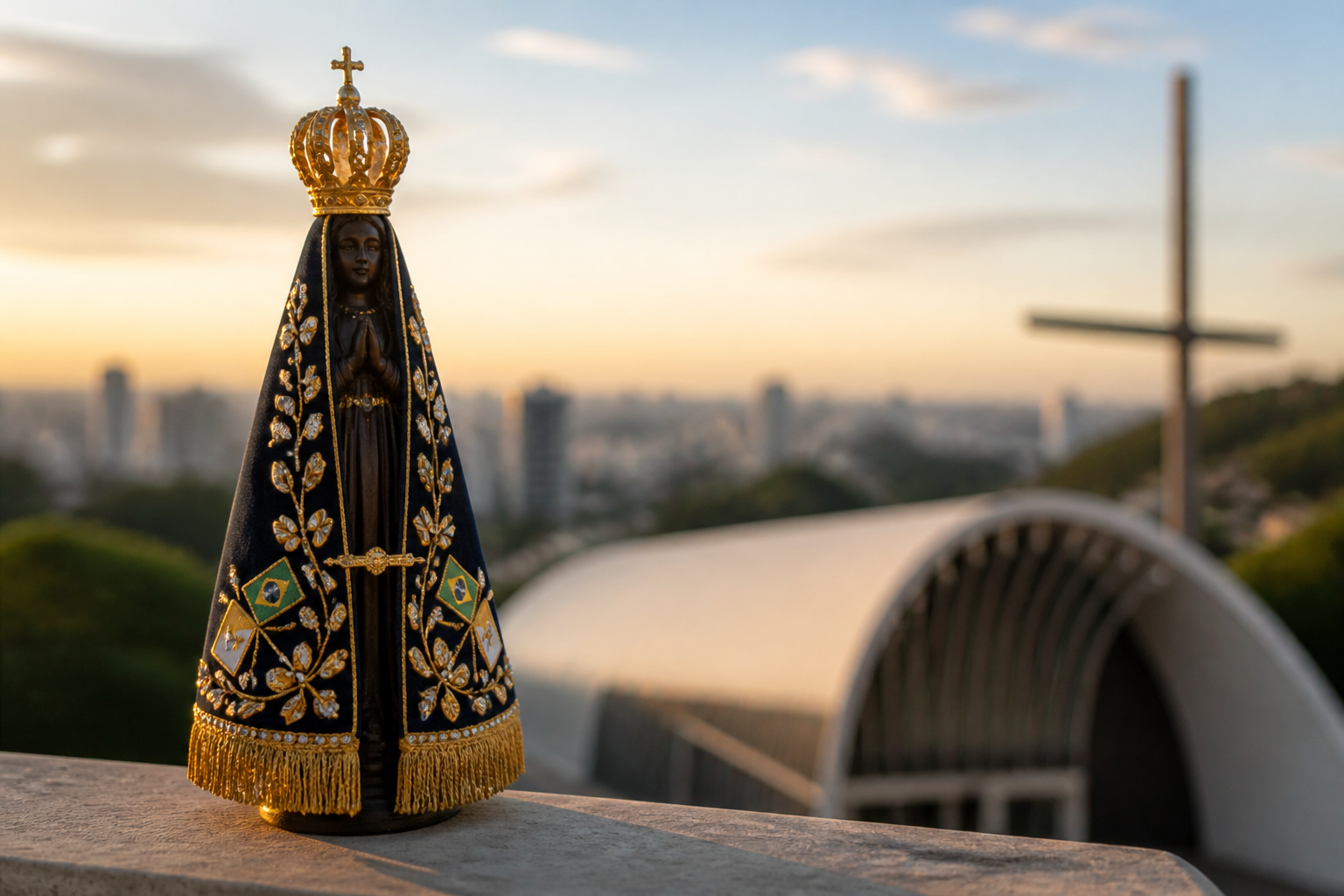 Imagem ilustrativa: Nossa Senhora Aparecida em Belo Horizonte símbolo de integração nacional e fé popular