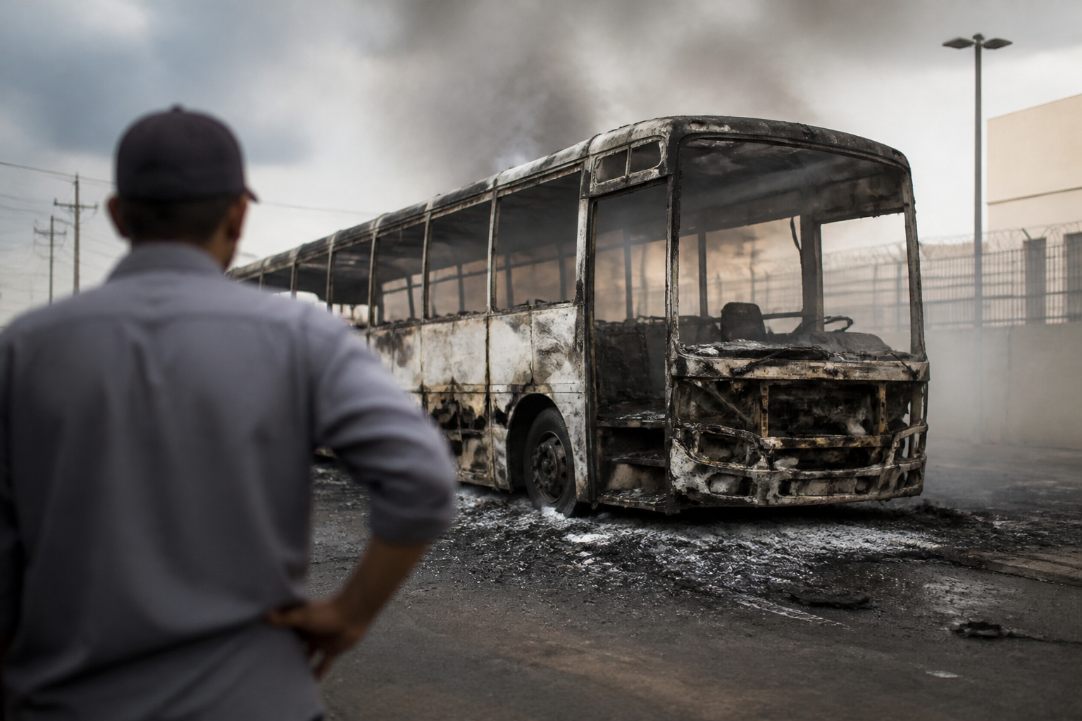 Imagem ilustrativa: Ônibus é incendiado em município de minas gerais em ato de vandalismo