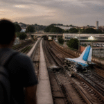 Imagem ilustrativa: Queda de avião sobre trilhos do metrô na grande bh é a terceira desde maio e reacende debates
