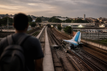 Imagem ilustrativa: Queda de avião sobre trilhos do metrô na grande bh é a terceira desde maio e reacende debates