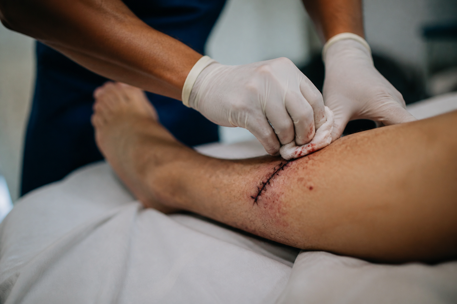 Imagem ilustrativa: Surfista sobrevive a ferimento grave após ataque de peixe-agulha e emociona equipe médica