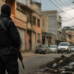 Imagem ilustrativa: Taxa de guerra como facções dominam comércio e financiam violência no Rio de Janeiro
